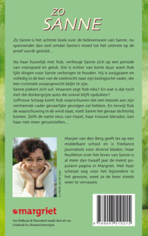 Achterkant van Zo Sanne