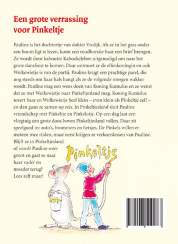 Achterkant van Een grote verrassing voor Pinkeltje