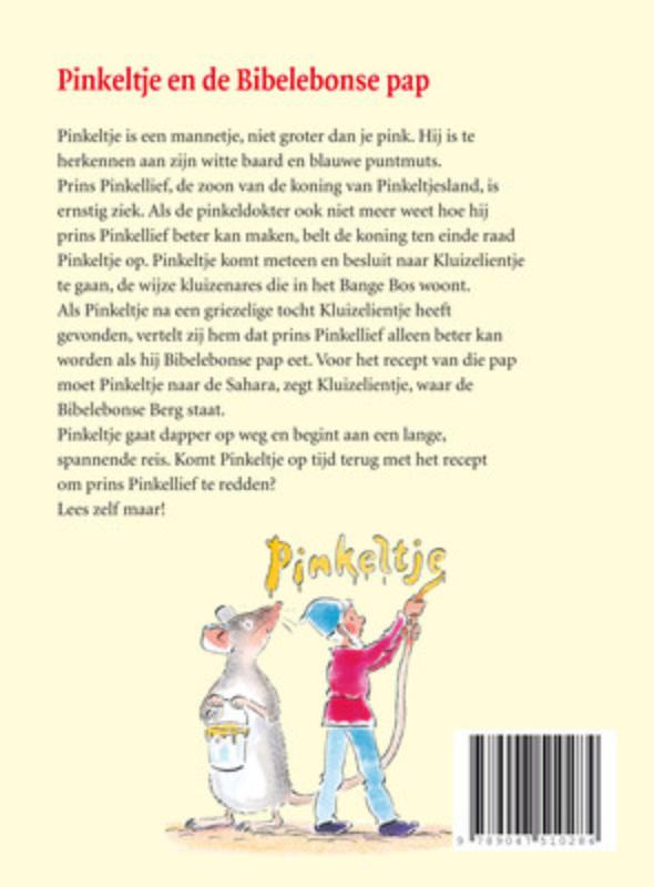 Achterkant van Pinkeltje en de Bibelebonse pap