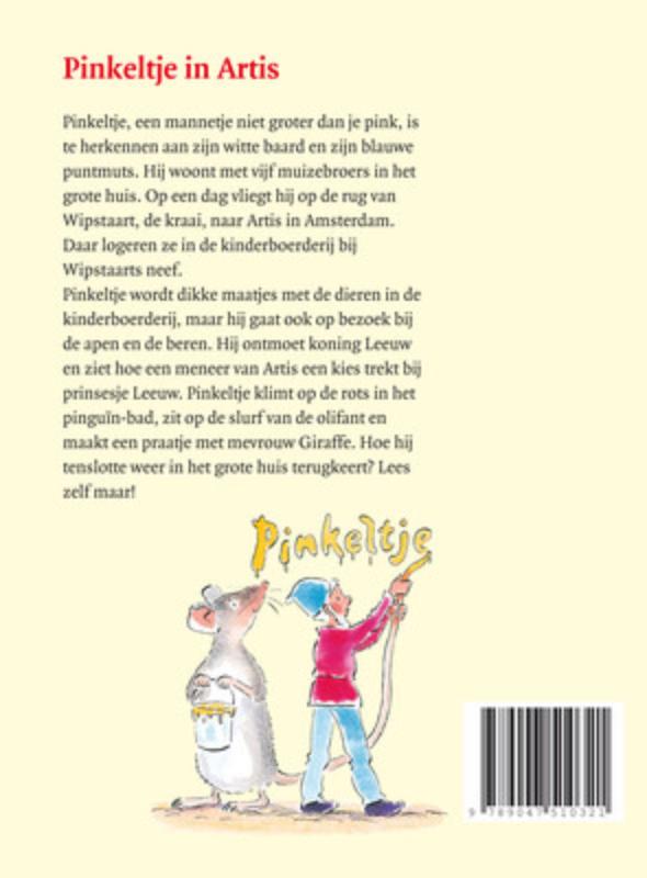 Achterkant van Pinkeltje in Artis