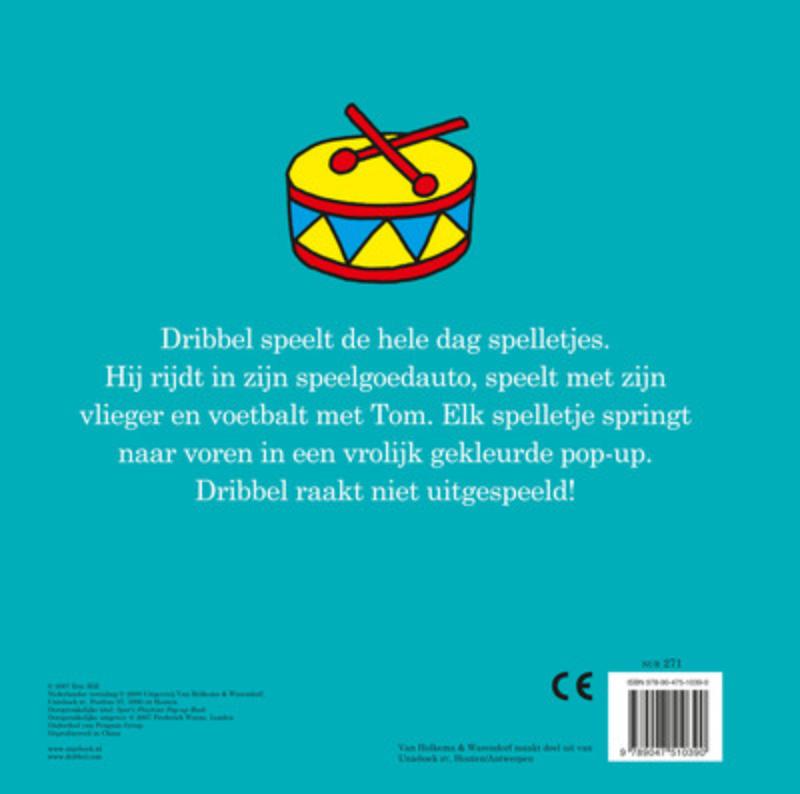 Achterkant van Dribbels spelletjes