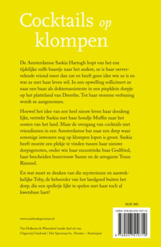 Achterkant van Cocktails op klompen