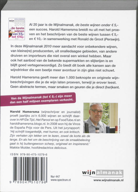 Achterkant van 2010