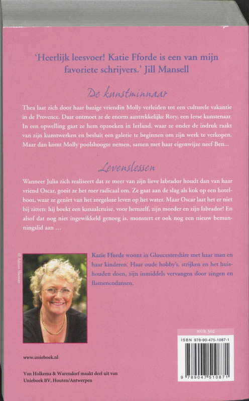 Achterkant van De kunstminnaar en Levenslessen