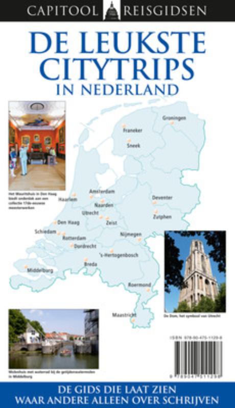Achterkant van De leukste citytrips in Nederland