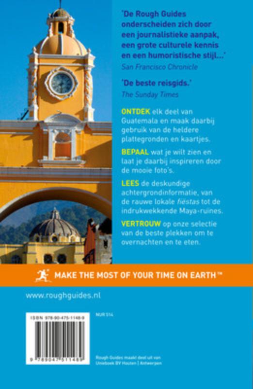 Achterkant van Rough Guide Guatemala