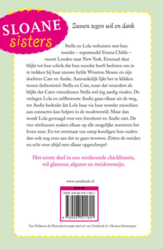 Achterkant van Sloane sisters, zussen tegen wil en dank