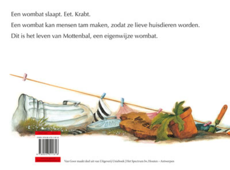 Achterkant van Dagboek van een wombat