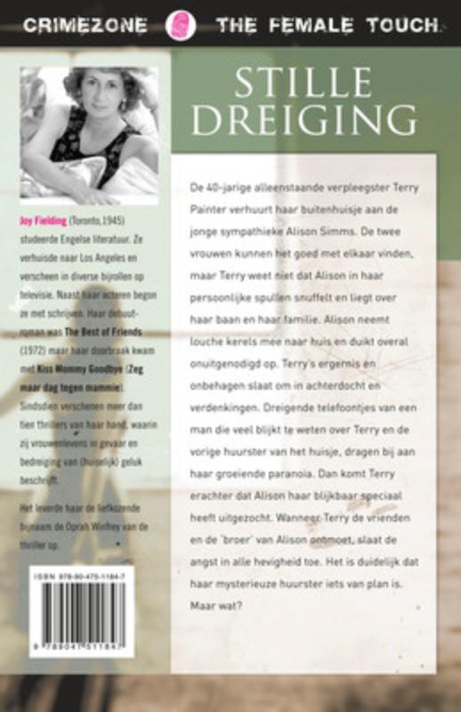 Achterkant van Stille dreiging