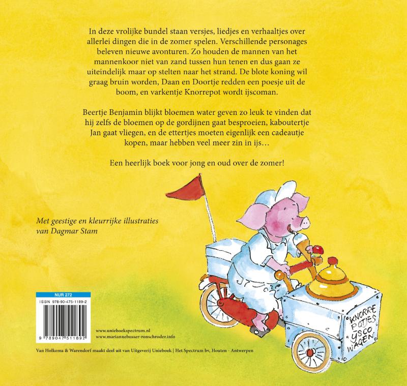 Achterkant van Het vrolijke zomervoorleesboek