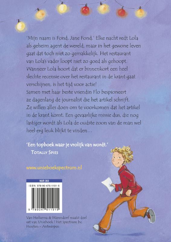 Achterkant van Lola's geheime missie