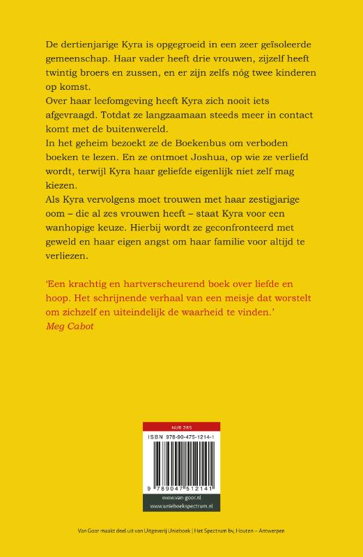 Achterkant van Uitverkoren
