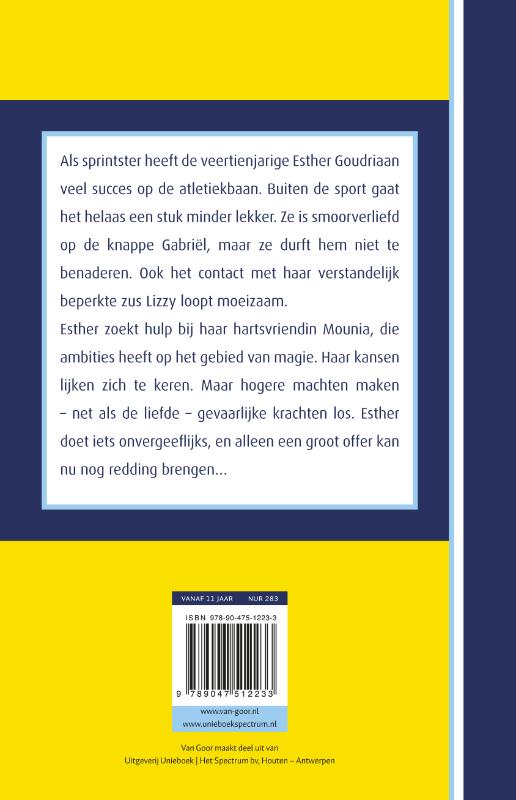 Achterkant van Het sprintkanon