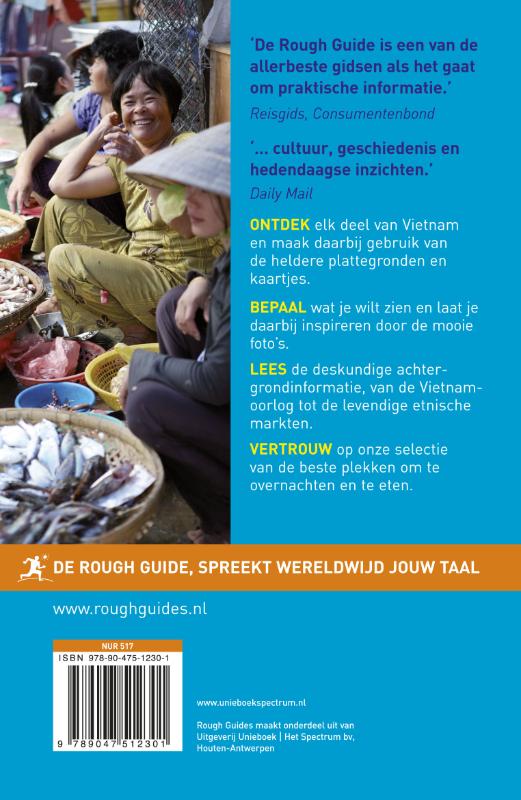 Achterkant van Rough Guide Vietnam