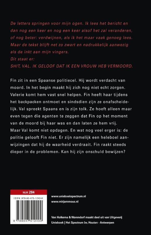 Achterkant van Vals spel