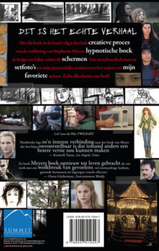Achterkant van Twilight director's notebook