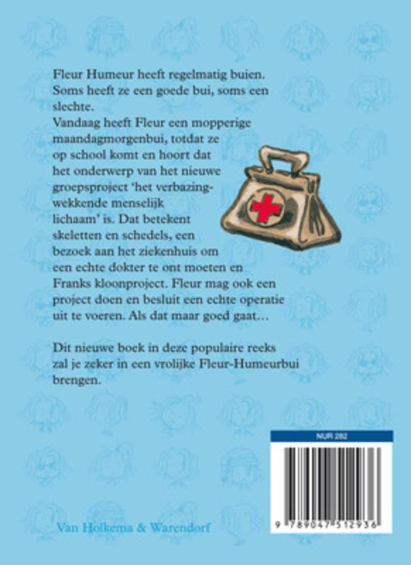 Achterkant van Fleur humeur wordt dokter