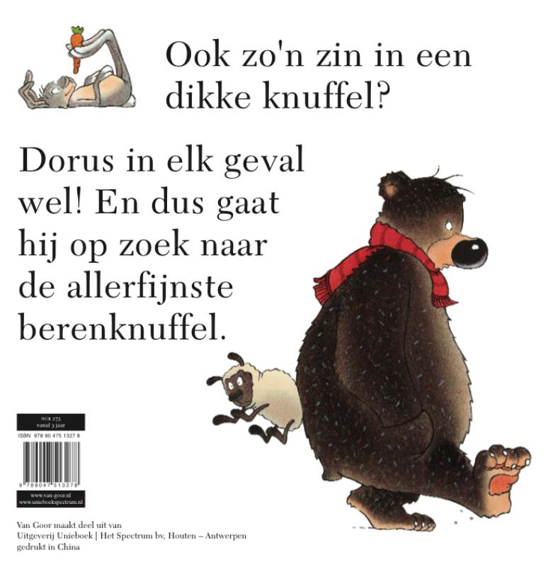 Achterkant van Ik wil een knuffel