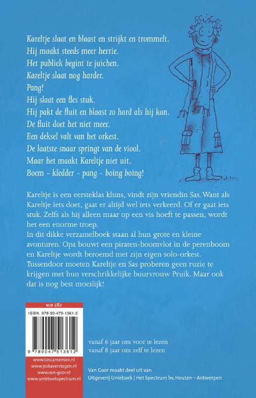 Achterkant van Het grote boek van Kereltje Kareltje