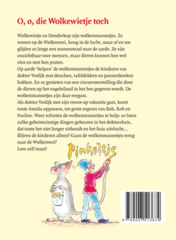 Achterkant van O, o, die Wolkewietje toch