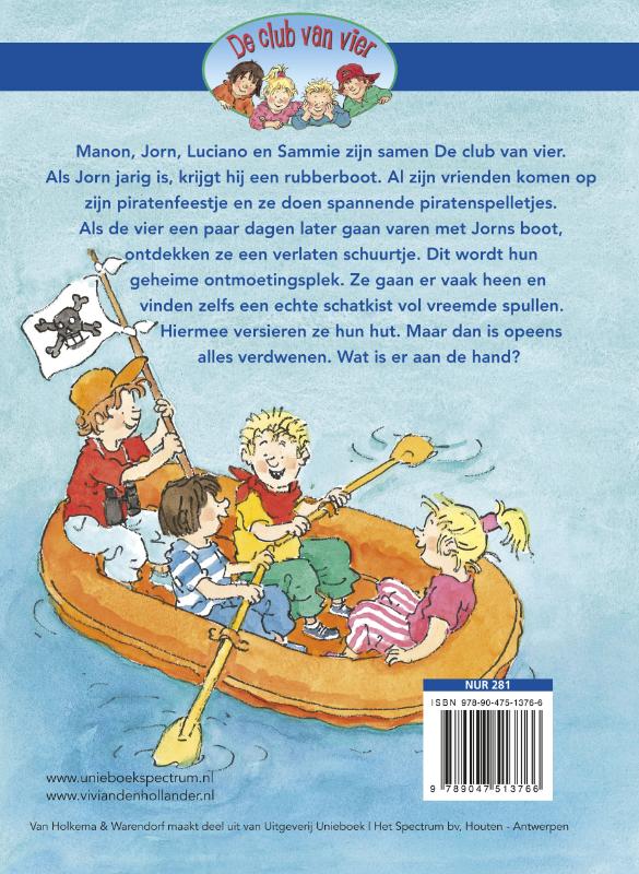 Achterkant van Pas op, piraten!