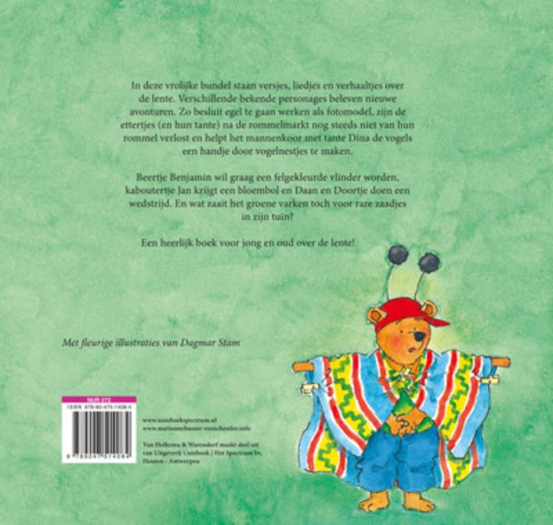 Achterkant van Het vrolijke lentevoorleesboek