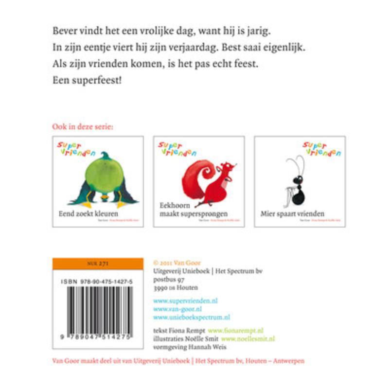 Achterkant van Bever viert een feestje