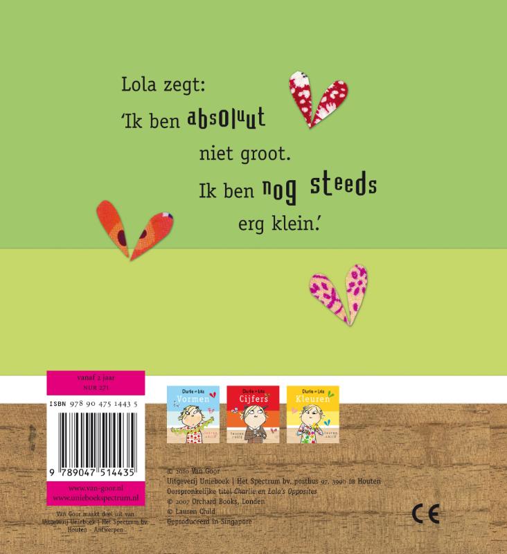 Achterkant van Tegenstellingen