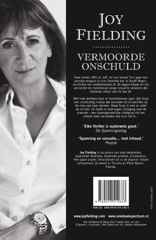 Achterkant van Vermoorde onschuld
