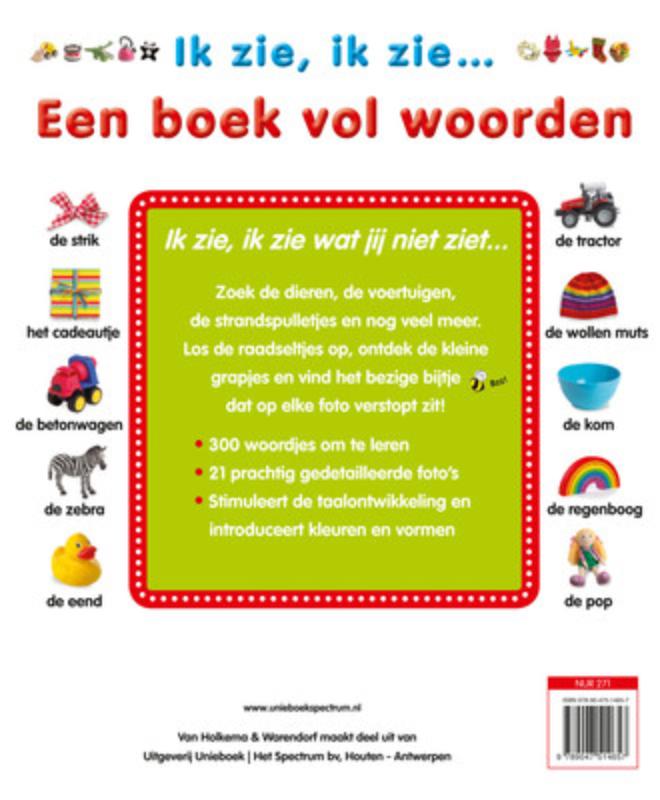 Achterkant van Een boek vol woorden