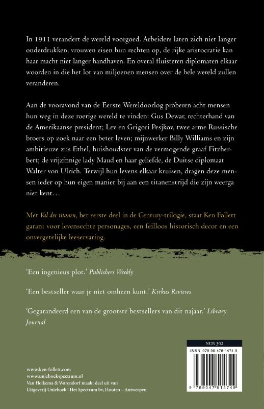 Achterkant van Val der titanen