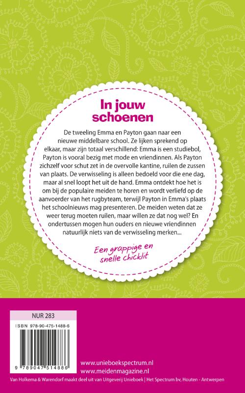 Achterkant van In jouw schoenen