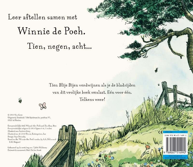 Achterkant van En de tien blije bijen