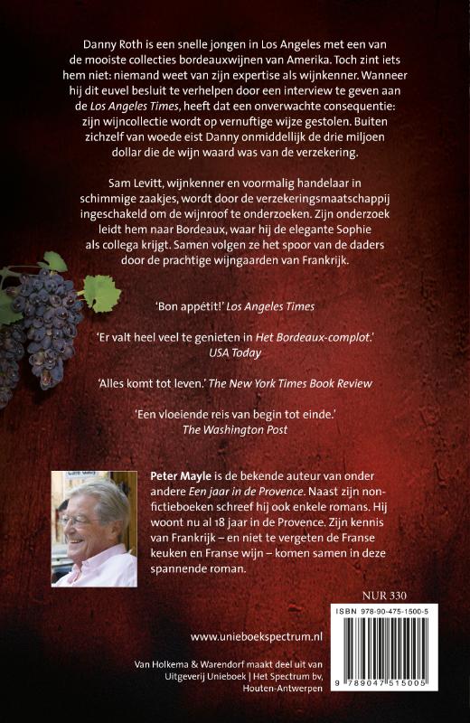 Achterkant van Bordeaux complot