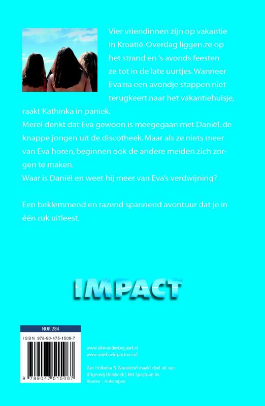 Achterkant van Vermist