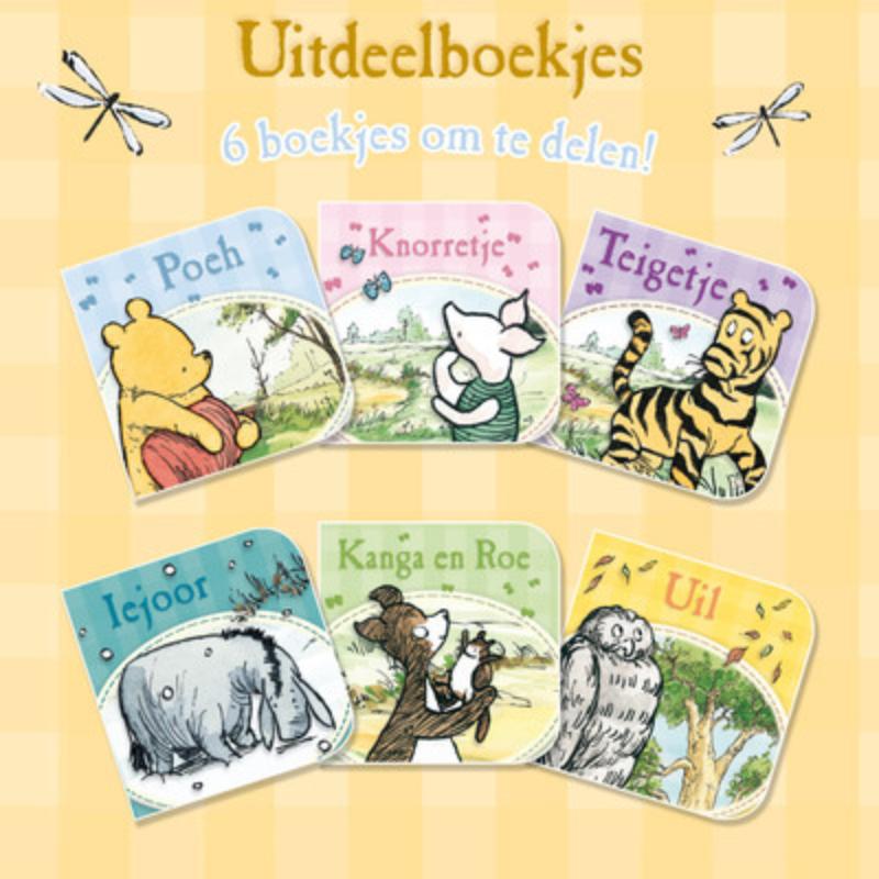 Achterkant van Winnie de Poeh uitdeelboekjes