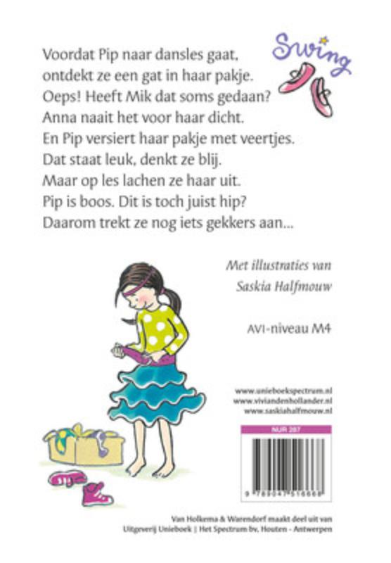 Achterkant van Pip is hip