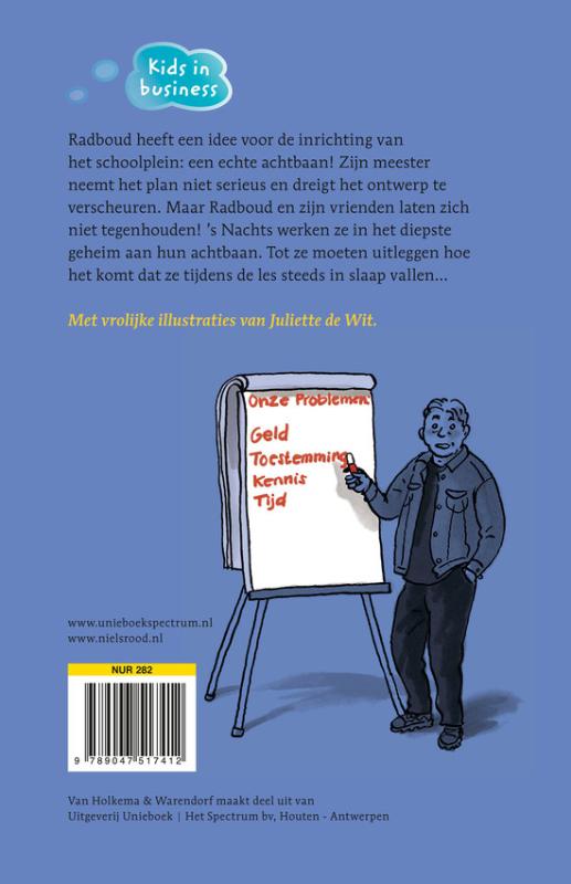 Achterkant van Paniek in de Nachtfabriek