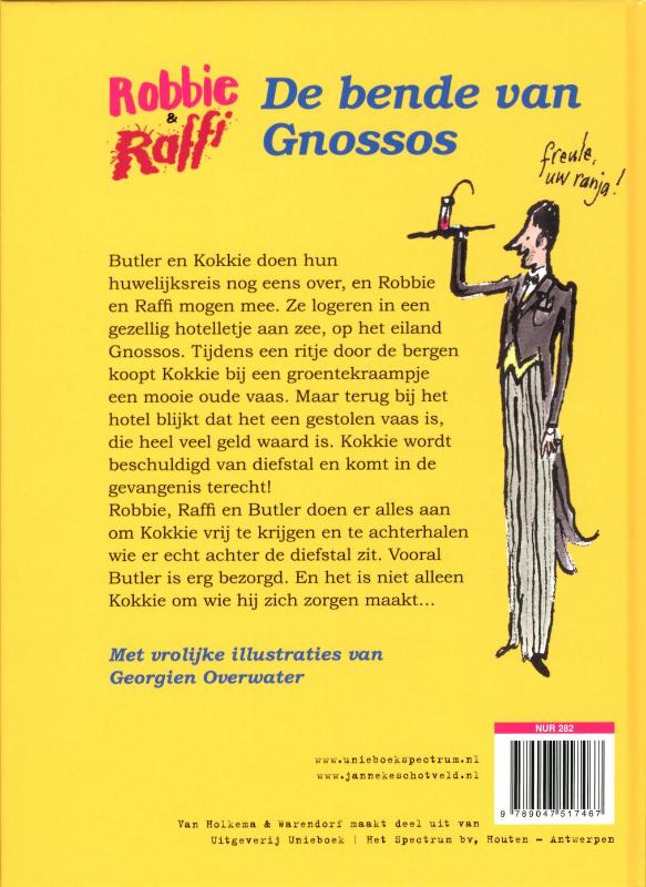 Achterkant van De bende van Gnossos