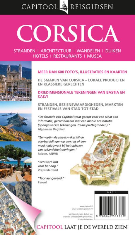 Achterkant van Corsica