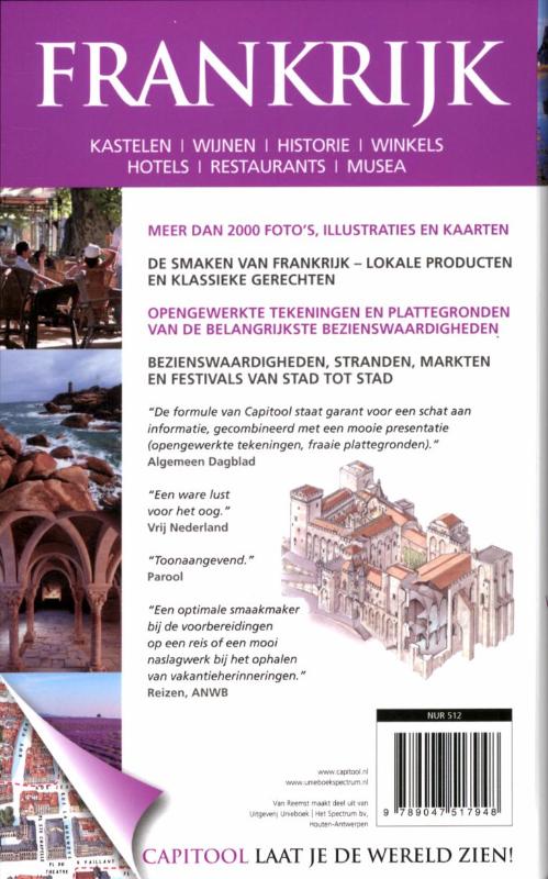 Achterkant van Frankrijk