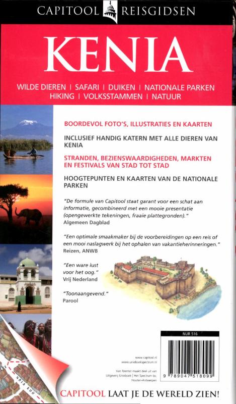 Achterkant van Kenia
