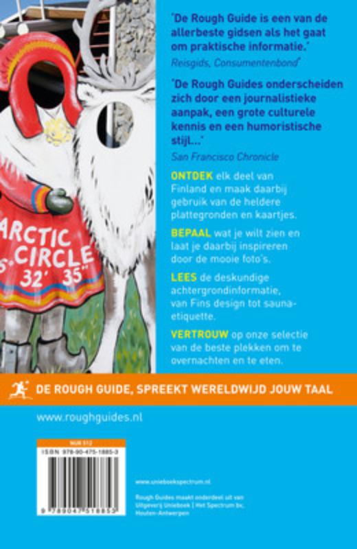 Achterkant van Rough Guide Finland