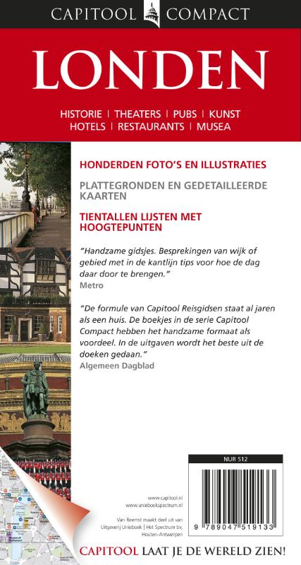 Achterkant van Capitool Compact Londen