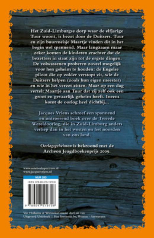 Achterkant van Oorlogsgeheimen