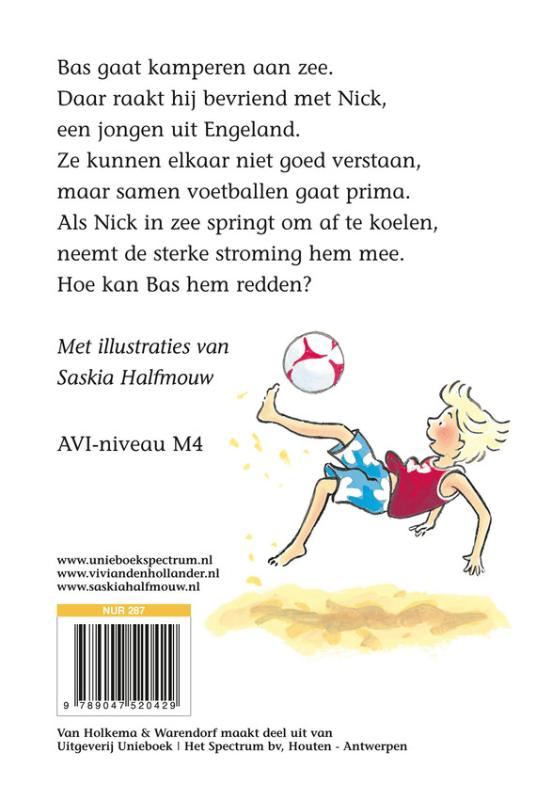 Achterkant van Wedstrijd op het strand