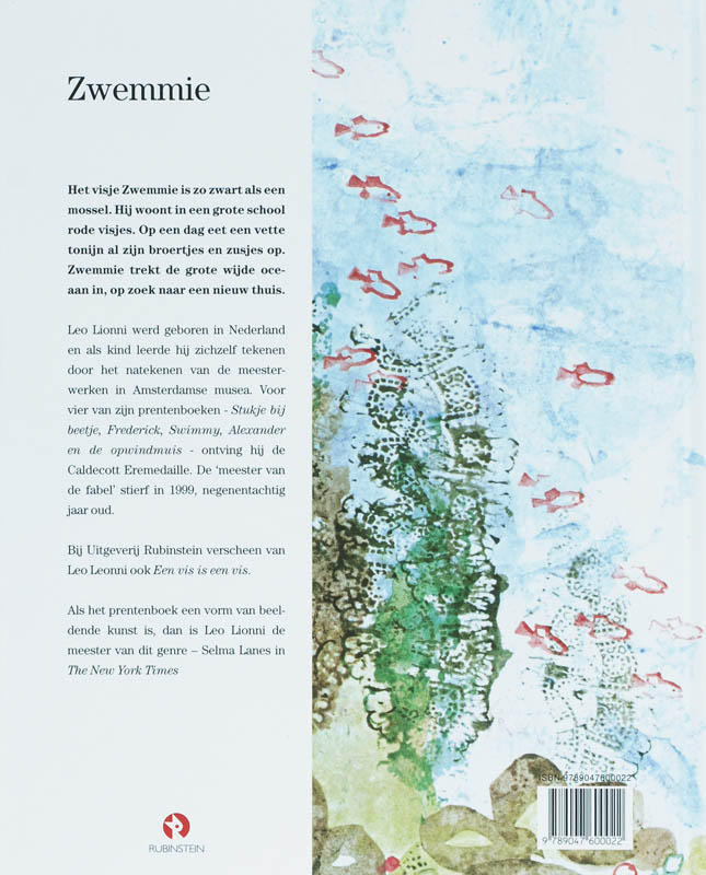 Achterkant van Zwemmie