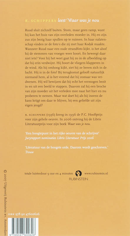 Achterkant van Waar was je nou? 8 CD'S