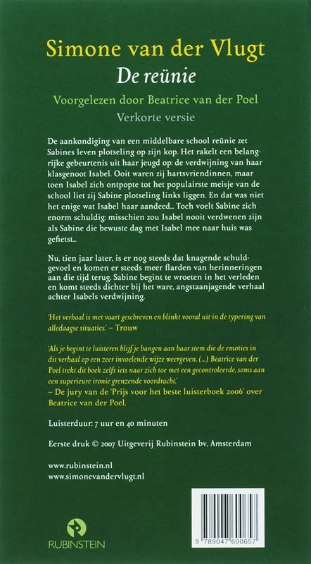 Achterkant van De reunie