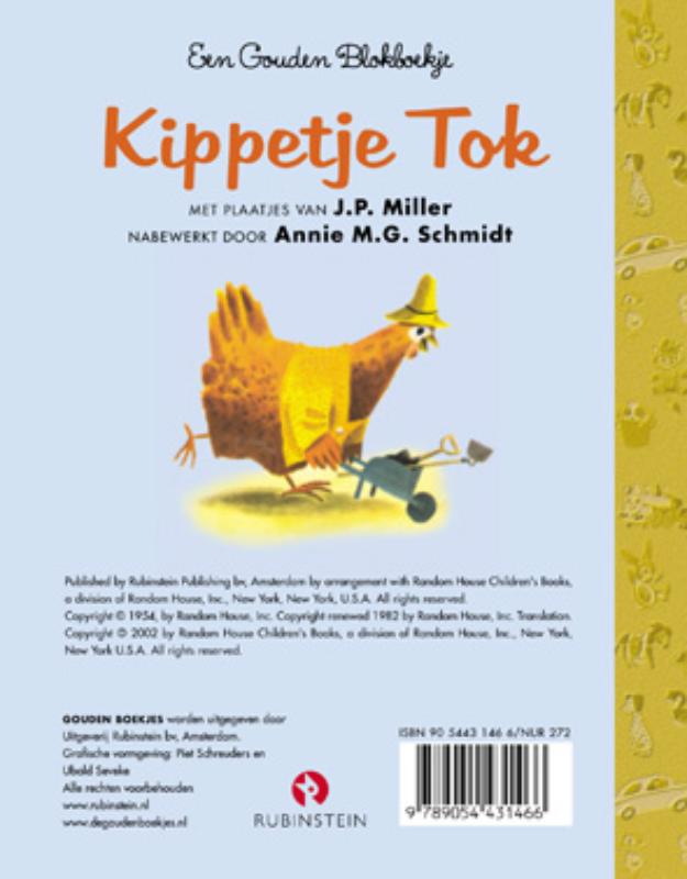 Achterkant van Kippetje Tok 3 ex